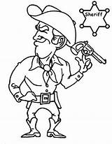 Dibujo Para Colorear Sheriff 107501 Personajes – Dibujos  sketch template