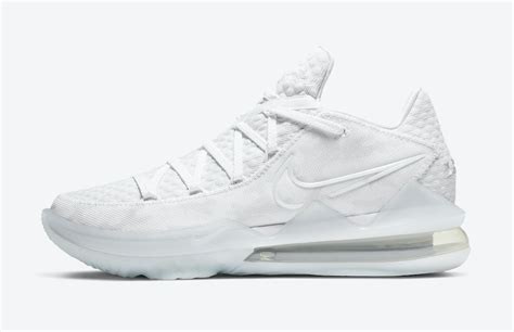 Nike LeBron 17 Low Triple White Camo CD5007-103 Release Date - SBD