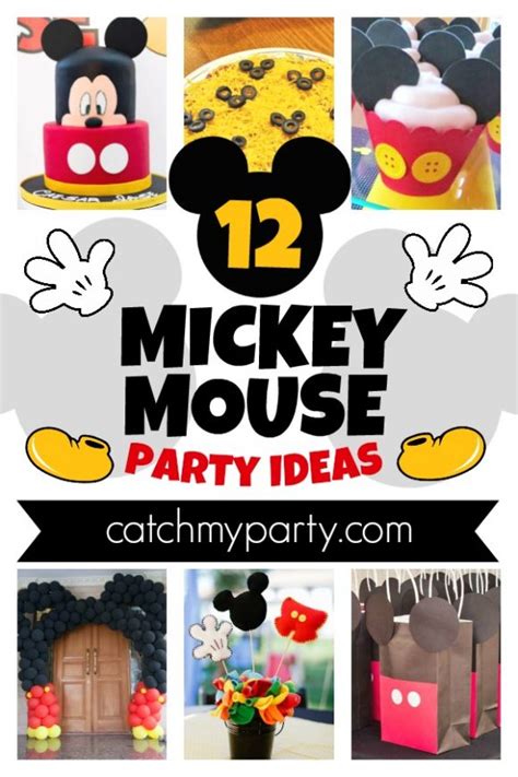 The 12 Best Mickey Mouse Party Ideas for the Perfect Party! | Catch My ...