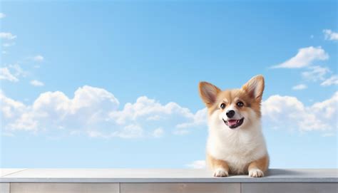 Premium AI Image | corgi dog in playing