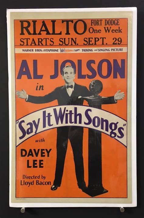 Say It With Songs (1929) – Original Window Card Movie Poster ...