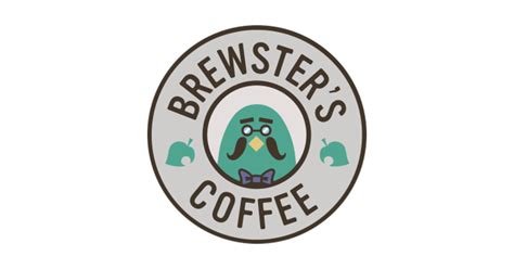 Brewster's Coffee - Animal Crossing - The Roost Cafe - Sticker | TeePublic