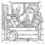 Premium Vector  Construction Tool Box Coloring Page For Kids sketch template
