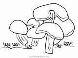 Mushroom Coloring Page For Kids  Free Mushrooms Printable sketch template