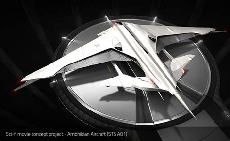 STS A01 Amphibian Jet: An Experimental Sci-Fi Concept Aircraft by Rene ...