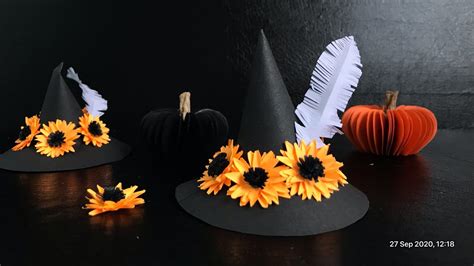 Crafty Creations: DIY Paper Witch Hat Tutorial - YouTube