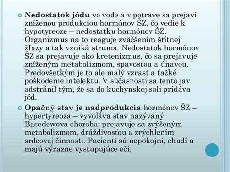 ŽĽAZY s VNÚTORNYM VYLUČOVANÍM - ppt stáhnout