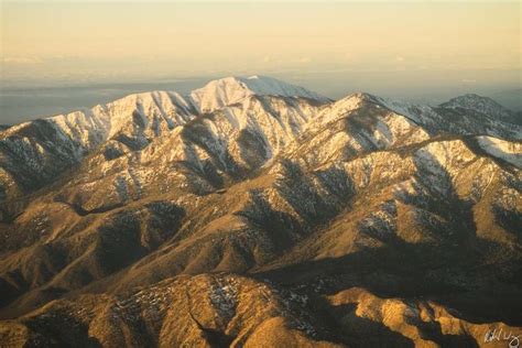 Aerial Over San Gabriel Mountains | Angeles National Forest, California ...