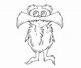 Lorax Coloring Pages Printable PDF  Coloringfoldercom sketch template