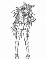Ibuki Mioda Coloring Page Pages sketch template
