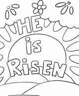 He Has Risen Coloring Page Coloring Pages sketch template