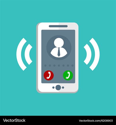 Ringing phone icon Royalty Free Vector Image - VectorStock