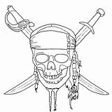 Skull And Crossbones Coloring Pages sketch template