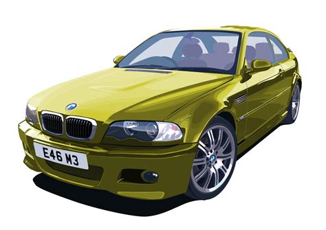 POSTER BMW E46 M3 Vector Art Highly Detailed - Etsy