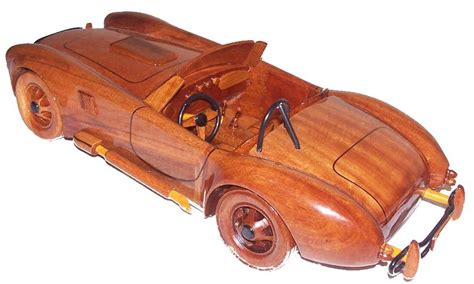 Mahogany model Wooden Model Car Shelby Cobra wood model cars