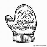 Mitten Coloring Pages  Free & Printable sketch template