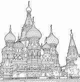 Moscow coloring Pages To Download And Print For Free sketch template