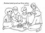 Abraham And Sarah Coloring Pages  Activity Shelter sketch template