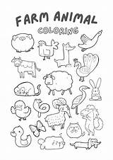 Coloring Pages Of Farm Animals sketch template