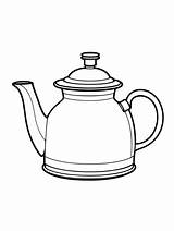 Kettle coloring pages sketch template