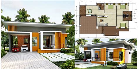 Single Storey Simple House Design Modern Single Storey House With Plan - The Art of Images