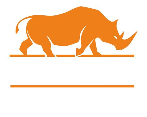 Logo Black Rhinoceros - Clip Art Library