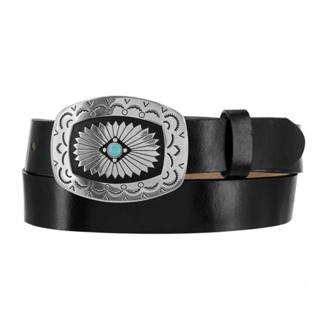 Womens Western Belt Black Tony Lama Santa Rosa in Iowa