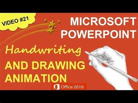 POWERPOINT MOTION PATHS HANDWRITING DRAWING ANIMATION | FEATURING MICROSOFT POWERPOINT 2016 (#21 ...