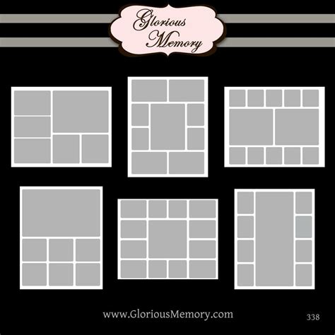 Storyboard Collage Blog Board Photoshop Psd Templates Three 16X20 - Free Printable Photo Collage ...