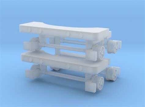 Hyrail Set 2 Pack 1-87 HO Scale by custommodelcreations on Shapeways ...