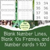 1-100 Number Lines Teaching Resources | Teachers Pay Teachers