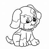 Outline Dog Clipart Clip Outlines Print Animals Drawings Dogs Puppy  sketch template