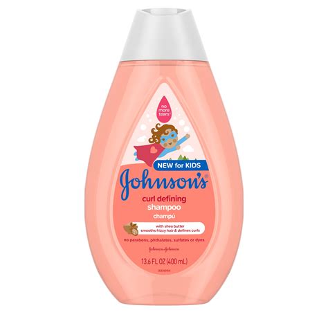 Johnson's Curl-Defining Kids' Shampoo with Frizz Control Shea Butter, 13.6 fl oz - Walmart.com ...