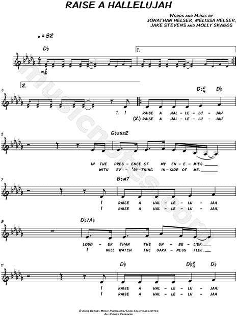 Raise a hallelujah chords pdf - kentuckydad