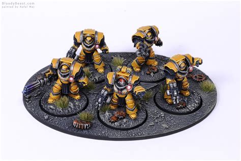 Horus Heresy Imperial Fists Cataphractii Terminator Squad – BloodyBeast.com