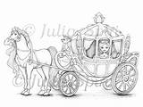 Cinderella Carriage Coloring Pages sketch template