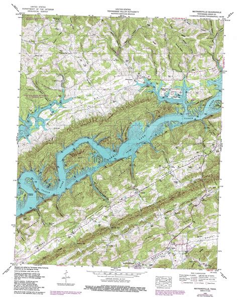 Maynardville topographic map 1:24,000 scale, Tennessee