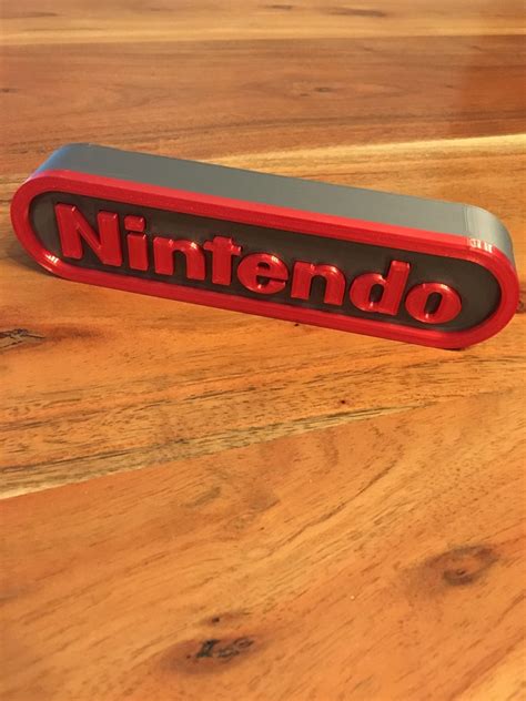 Nintendo Logo Giant Sign 16 COLORS AVAILABLE | Etsy