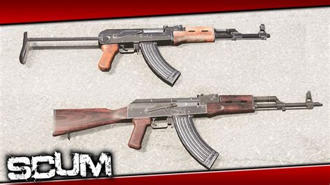 SCUM - AKM vs AK 47 In depth Testing [ Rate of fire, recoil, velocity Test ] - YouTube
