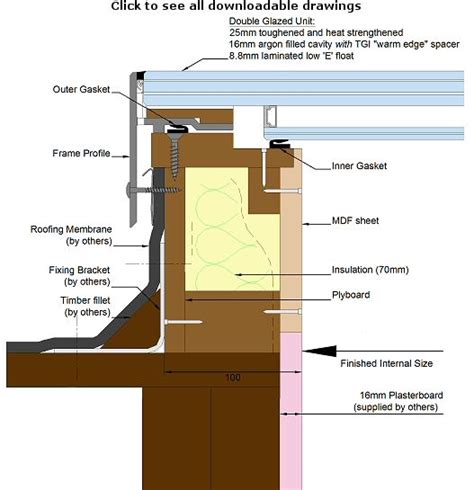 Flush Mount Walk-On Roof skylight | Flat roof skylights, Skylight ...