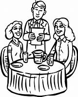 Restaurant Coloring Pages – Printable FREE sketch template