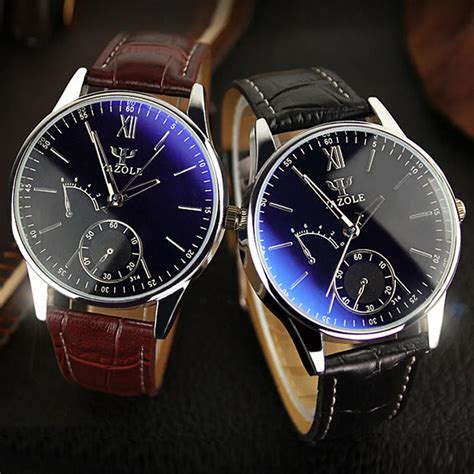 2016New Fashion Casual Mens Watches Top Brand Luxury YAZOLE Business ...