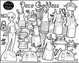 Marisole Monday Paper Doll Coloring Pages sketch template