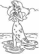 Little mermaid coloring Pages To Download And Print For Free sketch template
