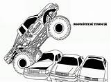 Monster Jam Truck Coloring Pages sketch template