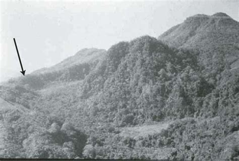 View to the west of El Chichón volcano with the Somma crater (arrow ...