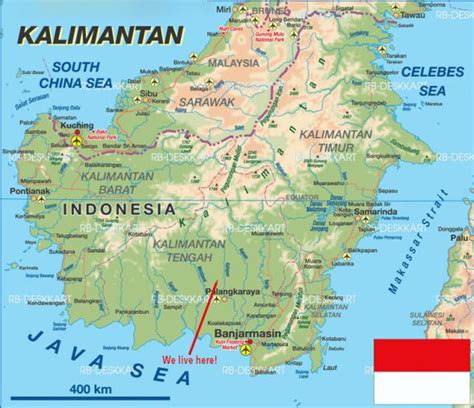 kalimantan_map | Borneo, Map, West kalimantan