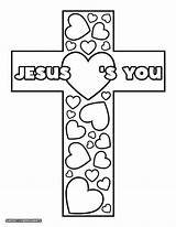 Jesus Love Coloring Page sketch template