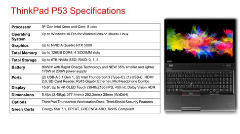 Lenovo ThinkPad P53 and P73 looking to be huge graphical upgrades over the previous generation ...