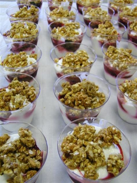 Yogurt Parfaits - great for a brunch. buy nonfat Greek yogurt, frozen ...